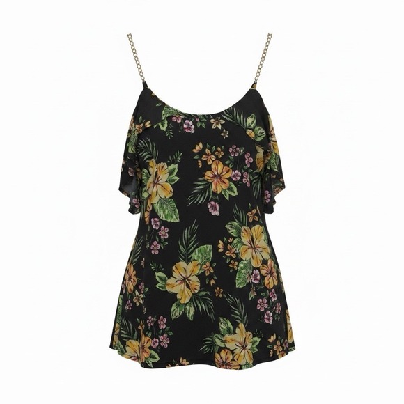 Love Tops - First Love chain strap tank  top size L
